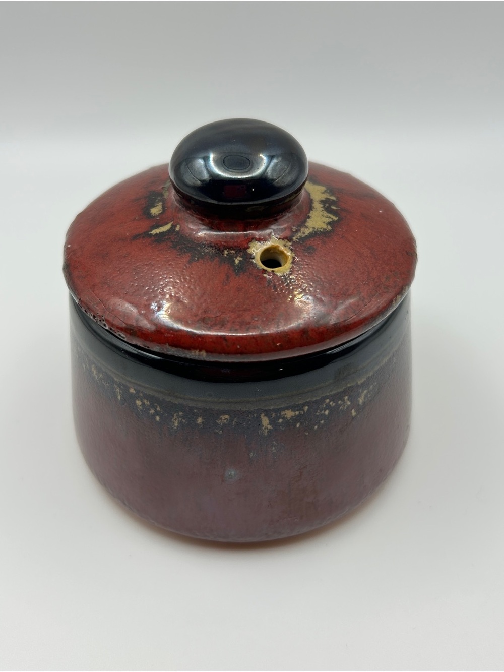Earthenware Pier 1 Shanghai Tea Cup With Lid
